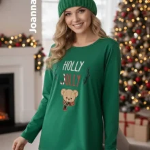 ست بلوز شلوار زنانه نخی برند Joanna کد F208268H