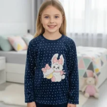 ست مخمل دخترانه خرگوشی برند Joanna کد F891102